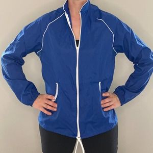 vintage nylon made in USA athletic jacket